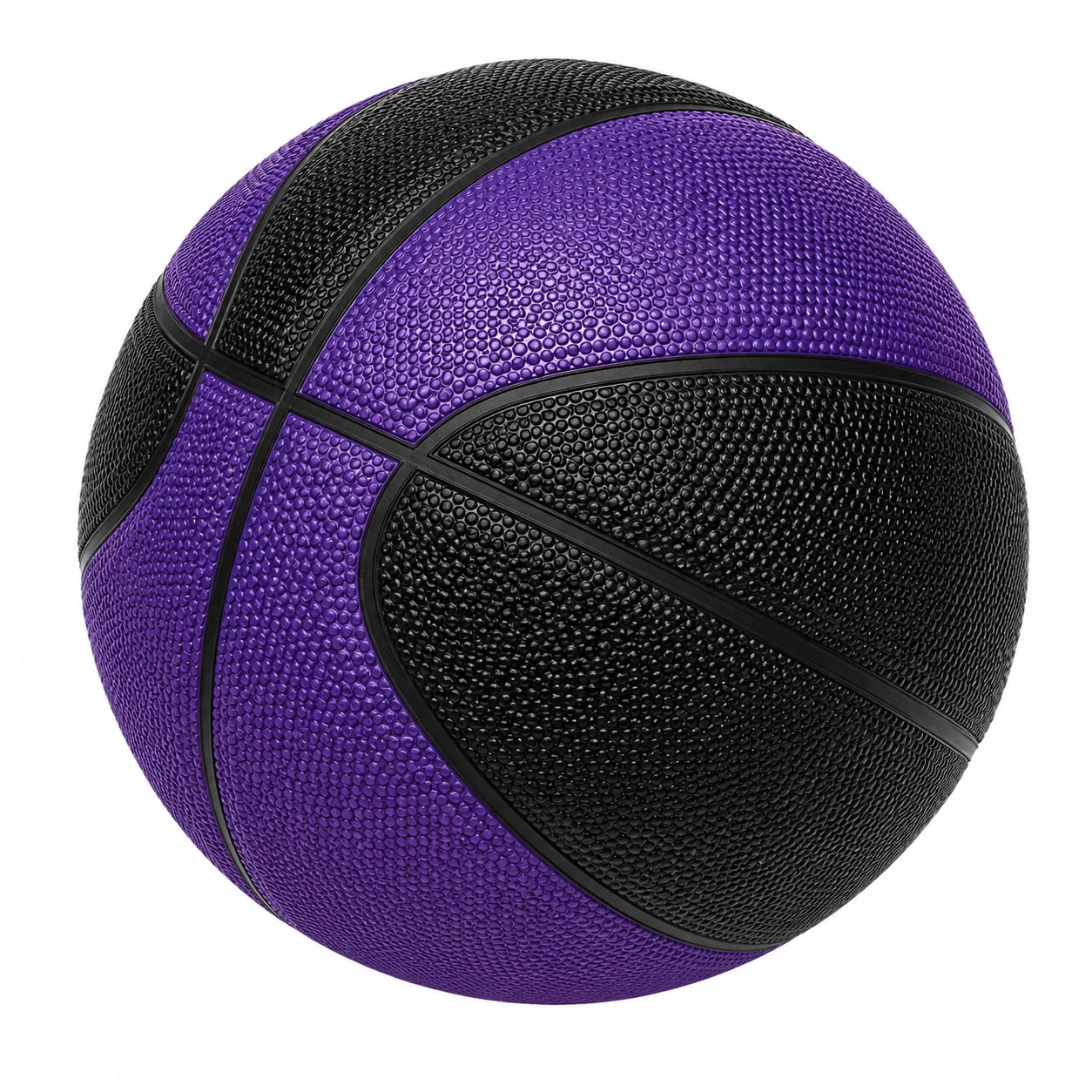 Pallone da Basket Taglia 7 per Esterni Nero e Viola