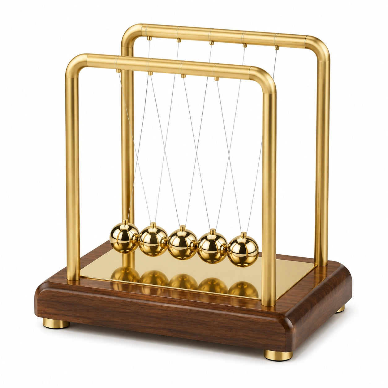 Pendolo di Newton Decorativo Oro